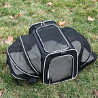 Expandable Tote Carrier for Small Dogs & Cats