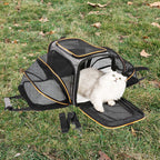 Expandable Tote Carrier for Small Dogs & Cats