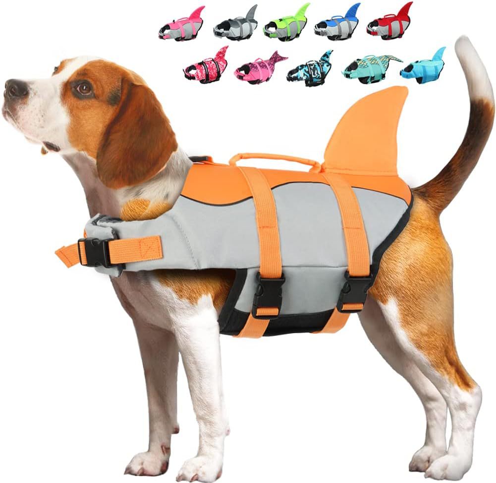 Dog Life Jacket with Reflective Trim