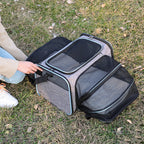 Expandable Tote Carrier for Small Dogs & Cats