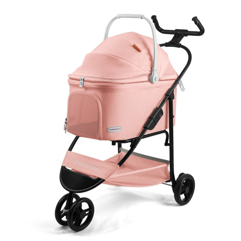 Folding Pet Stroller for Dogs & Cats