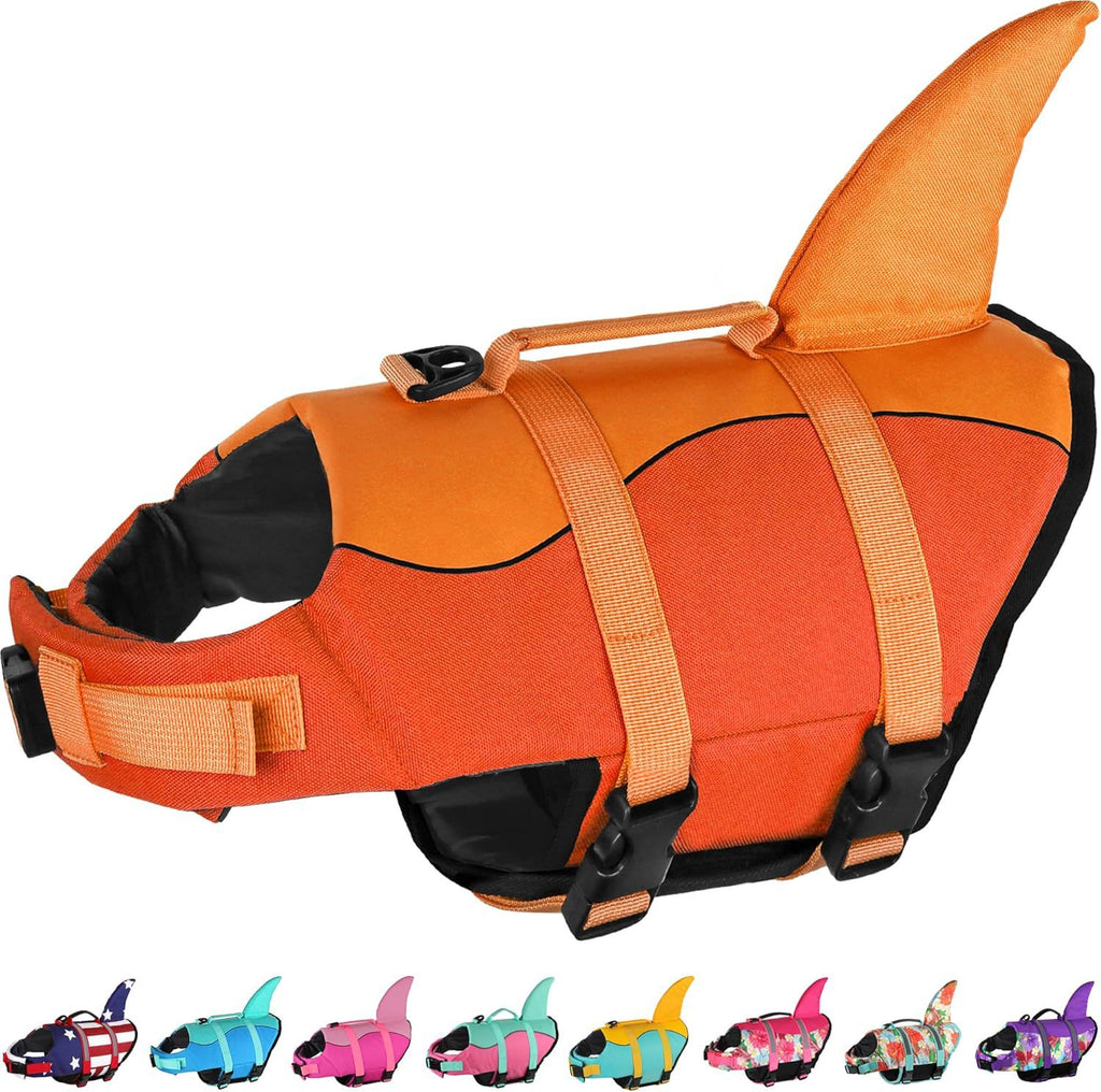 Dog Life Jacket with Reflective Trim