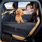 Padded Car Seat Bed for Dogs & Cats