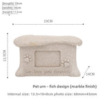 Pet Memorial Urn with Photo Frame