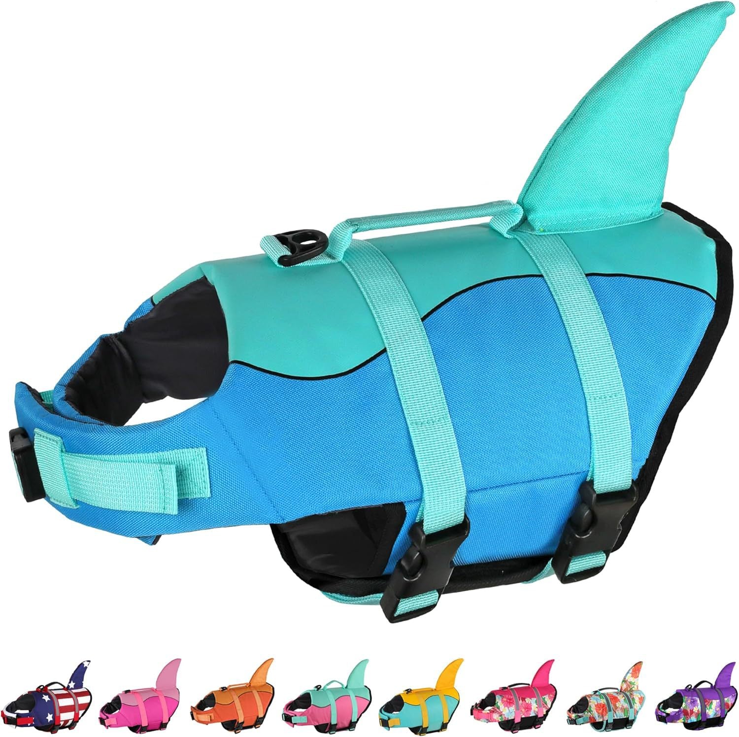 Dog Life Jacket with Reflective Trim