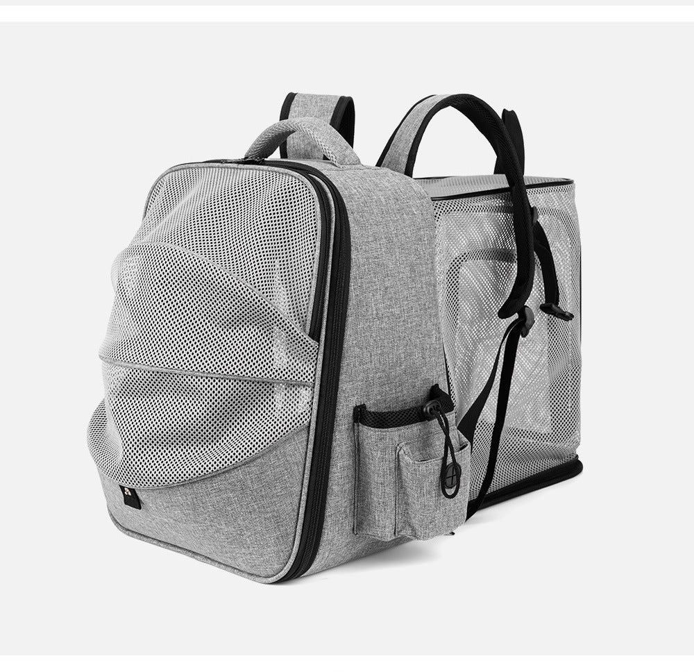 Rolling Pet Travel Case with Telescopic Handle