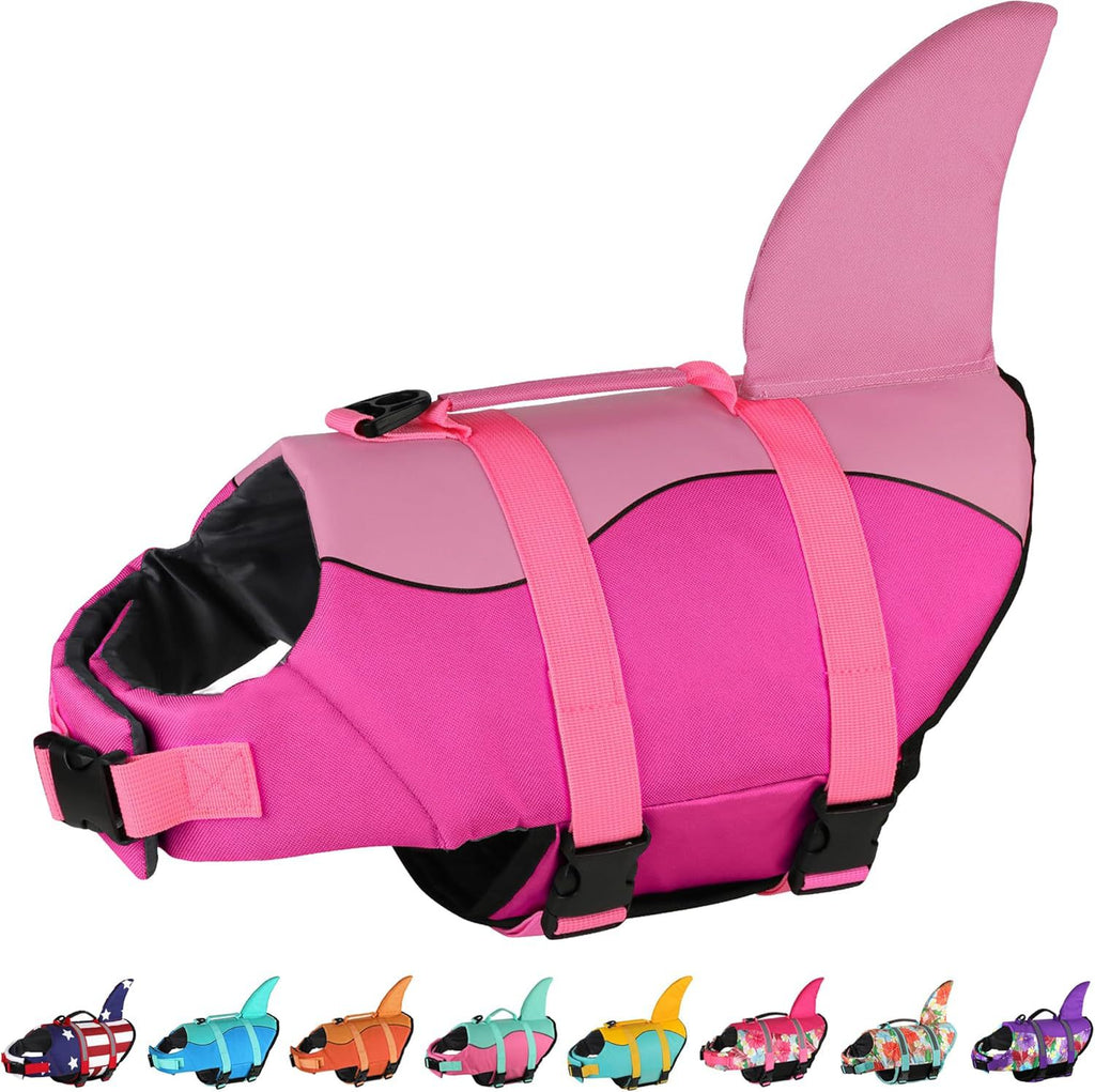 Dog Life Jacket with Reflective Trim