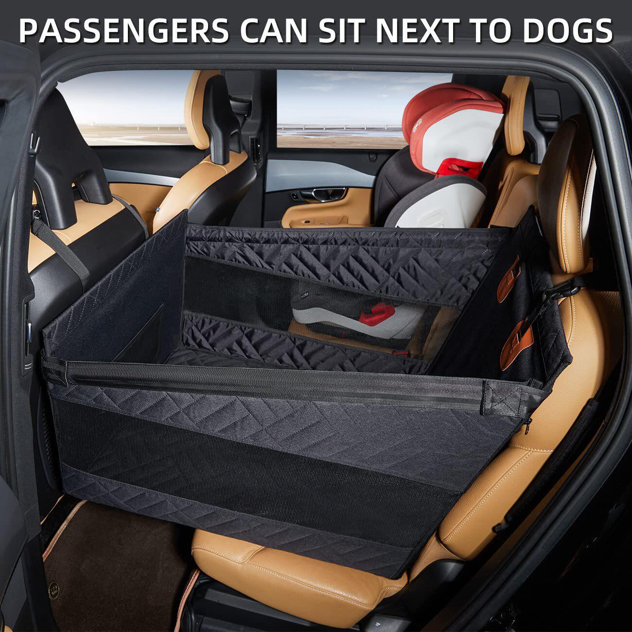Padded Car Seat Bed for Dogs & Cats