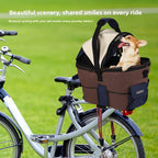 Bicycle Mounted Pet Carrier for Dogs & Cats