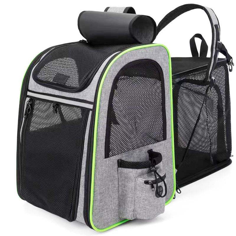 Rolling Pet Travel Case with Telescopic Handle
