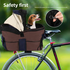 Bicycle Mounted Pet Carrier for Dogs & Cats