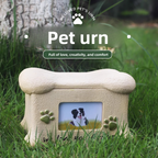 Pet Memorial Urn with Photo Frame