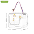 Transparent Travel Cage for Hamsters & Guinea Pigs