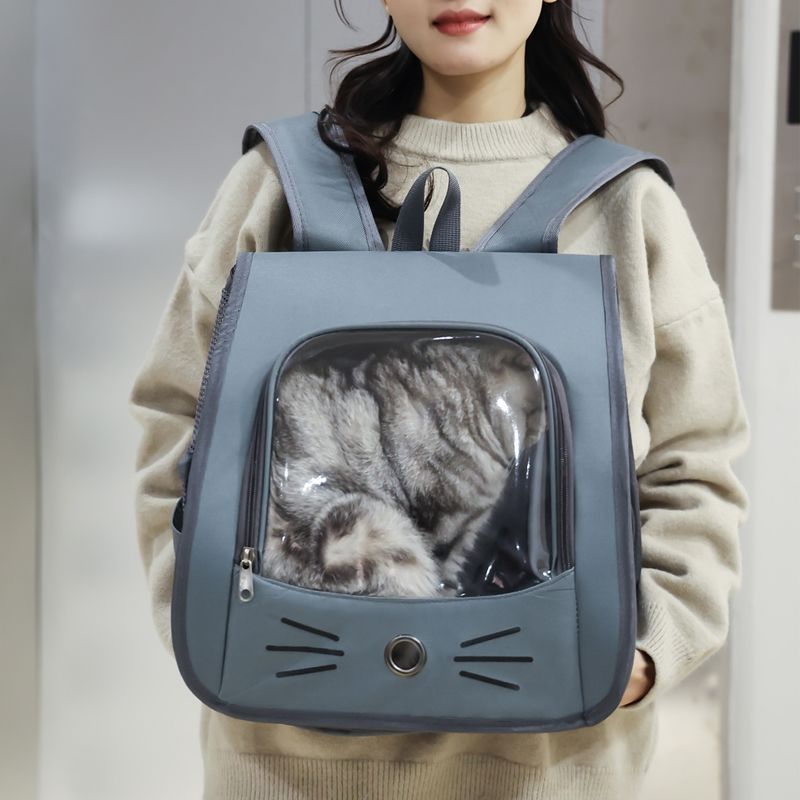 Large Capacity Backpack Carrier for Cats & Small Dogs (Up to 7kg)