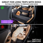 Padded Car Seat Bed for Dogs & Cats
