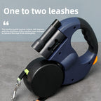 Retractable Double Dog Leash for Walking Two Dogs