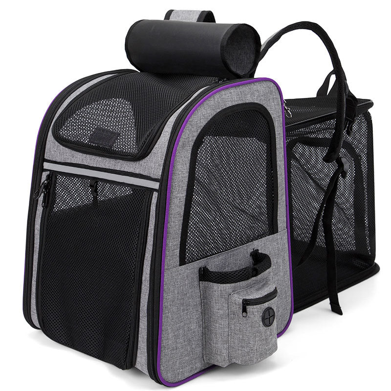 Rolling Pet Travel Case with Telescopic Handle