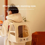 Large Capacity Backpack Carrier for Cats & Small Dogs (Up to 7kg)