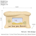 Pet Memorial Urn with Photo Frame