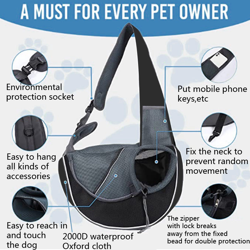 Lightweight Travel Bag for Small & Medium Cats & Dogs