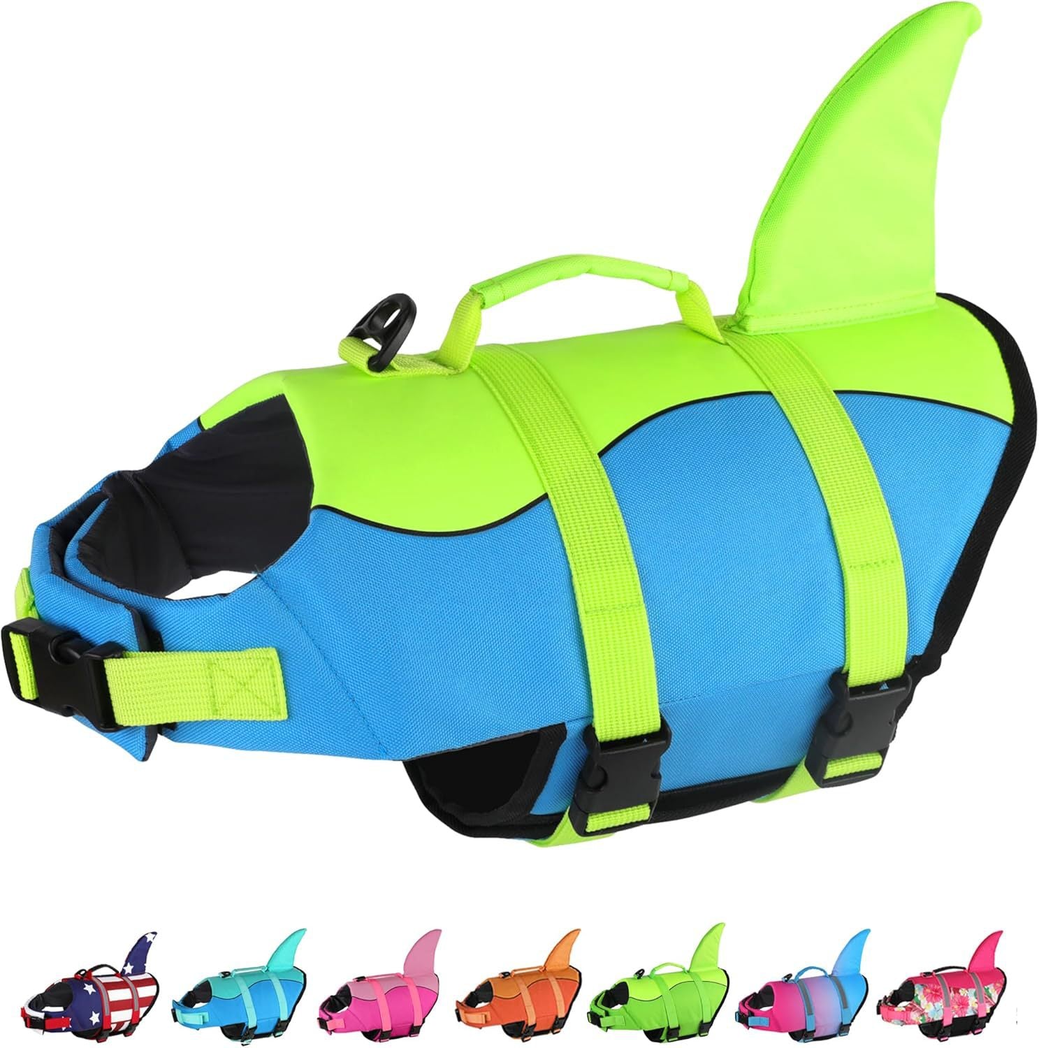 Dog Life Jacket with Reflective Trim