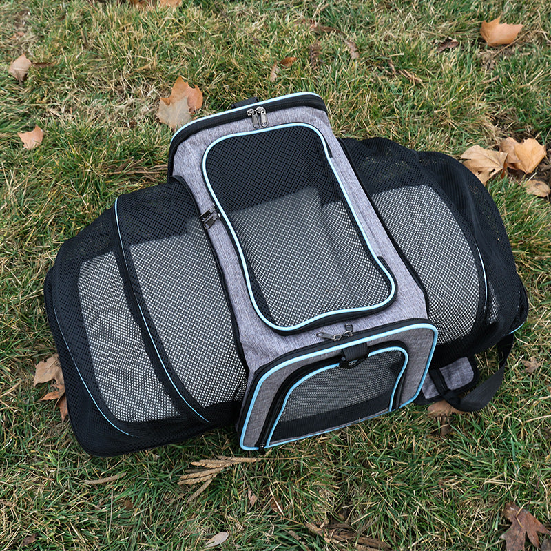 Expandable Tote Carrier for Small Dogs & Cats