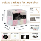 Transparent Pet Backpack with Built-In Thermometer